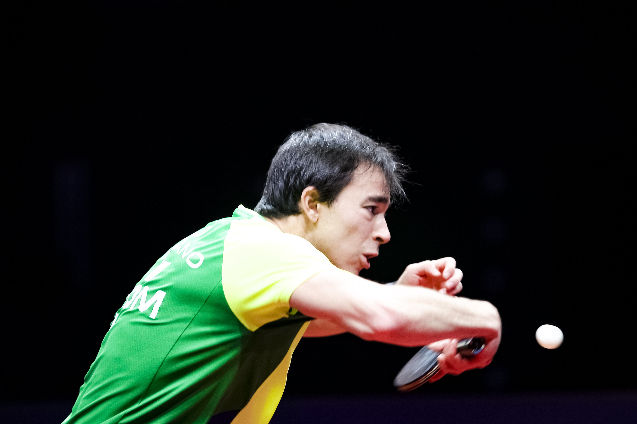 Hugo Calderano irá para seu oitavo Mundial de tênis de mesa (Divulgação/ITTF)