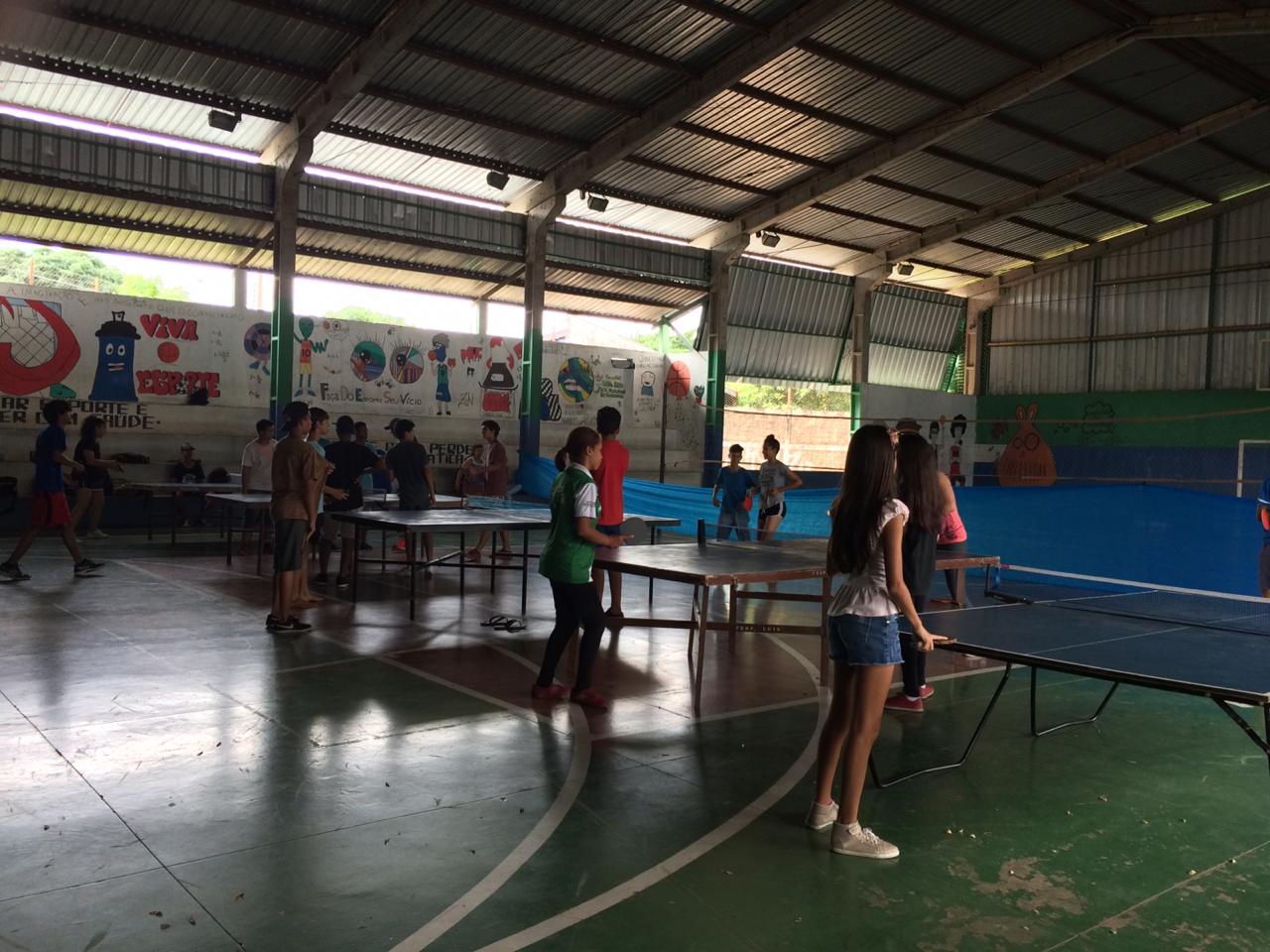 Projeto UNIDOS NA MESA leva tênis de mesa a cerca de 200 pessoas em Campo Grande (MS)