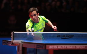 Hugo Calderano encerra o ano com a disputa do Grand Finals (Crédito: Divulgação/ITTF)