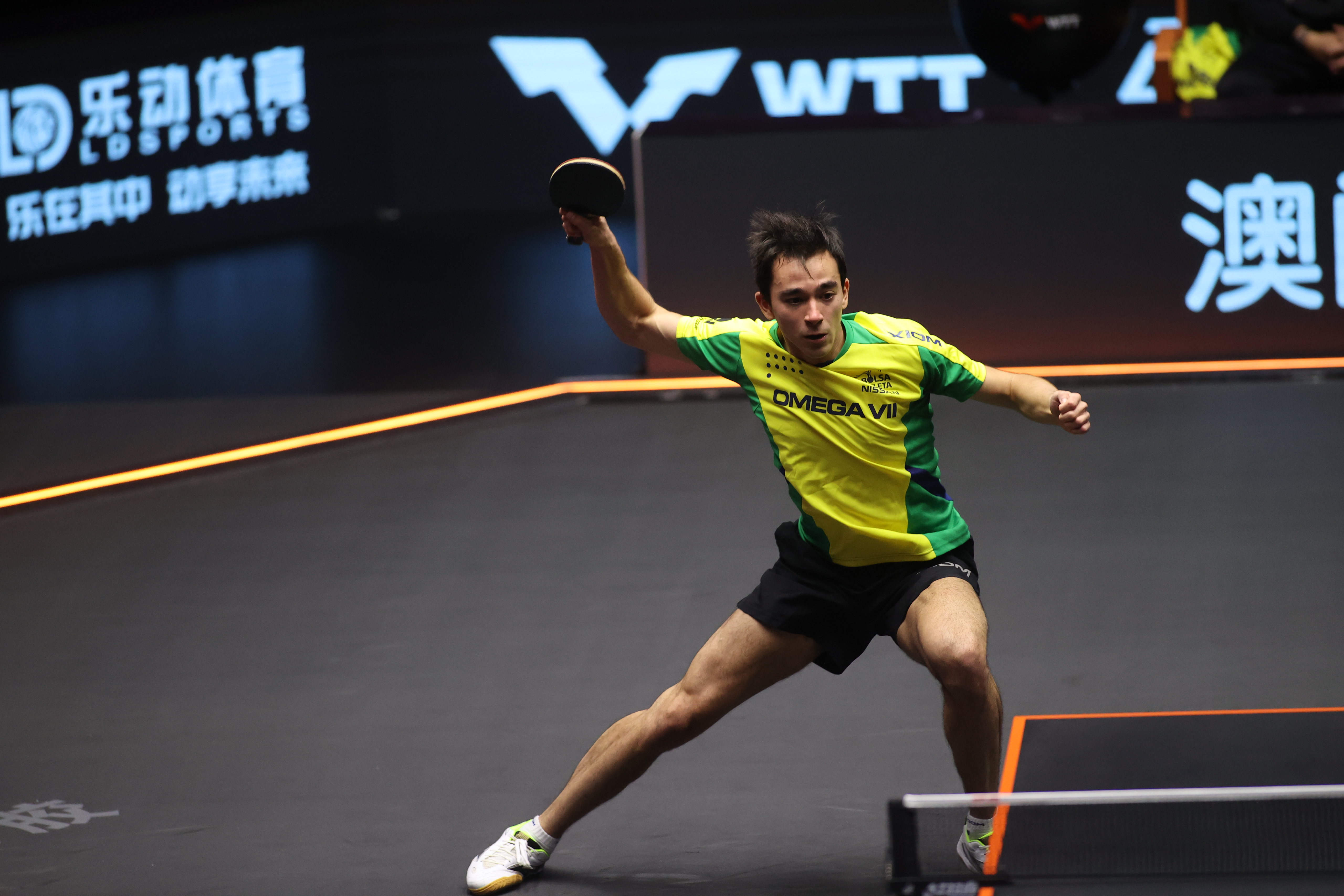 Hugo é o segundo cabeça de chave do WTT Contender Doha (Crédito: ITTF)