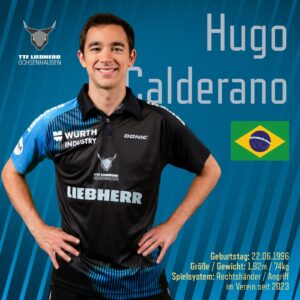 Hugo defenderá o TTF Liebherr Ochsenhausen na Bundesliga