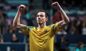 Hugo Calderano at the Paris 2024 Olympic Games (Photo: Gaspar Nóbrega/COB)